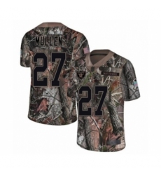 Men's Oakland Raiders #27 Trayvon Mullen Limited Camo Rush Realtree Football Jersey