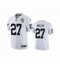 Men's Oakland Raiders #27 Trayvon Mullen White 2020 Inaugural Season Vapor Limited Jersey