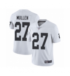 Men's Oakland Raiders #27 Trayvon Mullen White Vapor Untouchable Limited Player Football Jersey