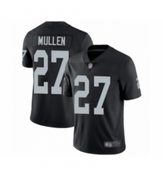 Youth Oakland Raiders #27 Trayvon Mullen Black Team Color Vapor Untouchable Elite Player Football Jersey