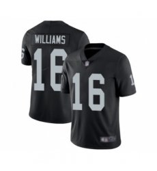 Men's Oakland Raiders #16 Tyrell Williams Black Team Color Vapor Untouchable Limited Player Football Jersey