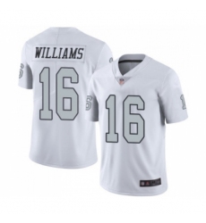 Men's Oakland Raiders #16 Tyrell Williams Elite White Rush Vapor Untouchable Football Jersey