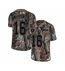 Men's Oakland Raiders #16 Tyrell Williams Limited Camo Rush Realtree Football Jersey