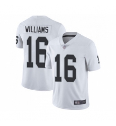 Men's Oakland Raiders #16 Tyrell Williams White Vapor Untouchable Limited Player Football Jersey