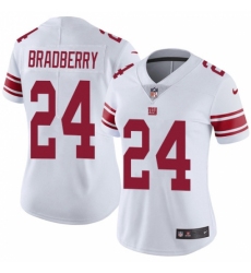 Women's New York Giants #24 James Bradberry White Stitched Vapor Untouchable Limited Jersey