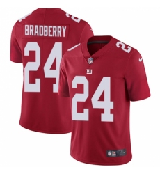 Youth New York Giants #24 James Bradberry Red Alternate Stitched Vapor Untouchable Limited Jersey