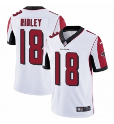 Men's Nike Atlanta Falcons #18 Calvin Ridley White Vapor Untouchable Limited Player NFL Jersey