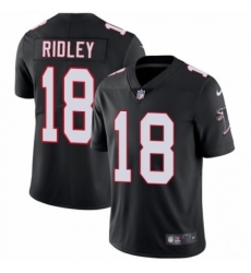 Youth Nike Atlanta Falcons #18 Calvin Ridley Black Alternate Vapor Untouchable Limited Player NFL Jersey