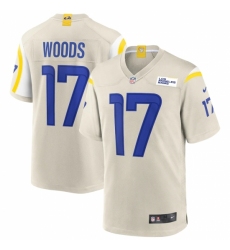 Men's Los Angeles Rams #17 Robert Woods White Nike Bone Vapor Limited Jersey.webp