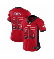 Women's Nike Kansas City Chiefs #95 Chris Jones Limited Red Rush Drift Fashion NFL Jersey