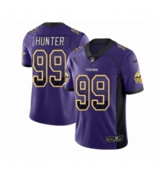 Men's Nike Minnesota Vikings #99 Danielle Hunter Limited Purple Rush Drift Fashion NFL Jersey