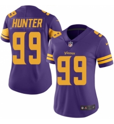 Women's Nike Minnesota Vikings #99 Danielle Hunter Elite Purple Rush Vapor Untouchable NFL Jersey