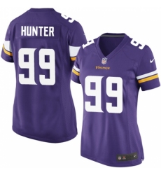 Women's Nike Minnesota Vikings #99 Danielle Hunter Game Purple Team Color NFL Jersey