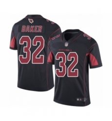 Men's Arizona Cardinals #32 Budda Baker Limited Black Rush Vapor Untouchable Football Jersey