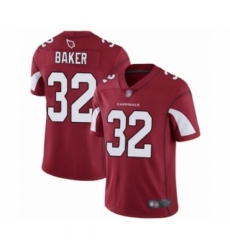 Men's Arizona Cardinals #32 Budda Baker Red Team Color Vapor Untouchable Limited Player Football Jersey