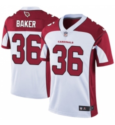 Men's Nike Arizona Cardinals #36 Budda Baker White Vapor Untouchable Limited Player NFL Jersey