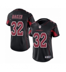 Women's Arizona Cardinals #32 Budda Baker Limited Black Rush Vapor Untouchable Football Jersey