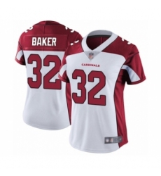 Women's Arizona Cardinals #32 Budda Baker White Vapor Untouchable Limited Player Football Jersey