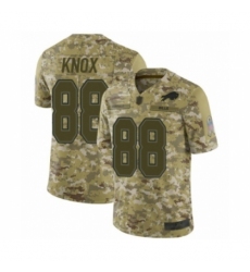 Men's Buffalo Bills #88 Dawson Knox Limited Camo 2018 Salute to Service Football Jersey