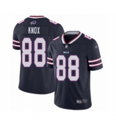 Men's Buffalo Bills #88 Dawson Knox Limited Navy Blue Inverted Legend Football Jersey