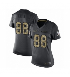 Women's Buffalo Bills #88 Dawson Knox Limited Black 2016 Salute to Service Football Jersey