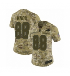 Women's Buffalo Bills #88 Dawson Knox Limited Camo 2018 Salute to Service Football Jersey