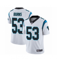 Men's Carolina Panthers #53 Brian Burns White Vapor Untouchable Limited Player Football Jersey