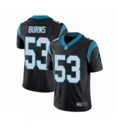 Youth Carolina Panthers #53 Brian Burns Black Team Color Vapor Untouchable Limited Player Football Jersey