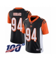 Men's Cincinnati Bengals #94 Sam Hubbard Black Team Color Vapor Untouchable Limited Player 100th Season Football Jersey