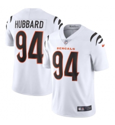 Men's Cincinnati Bengals #94 Sam Hubbard White Nike Vapor Limited Jersey