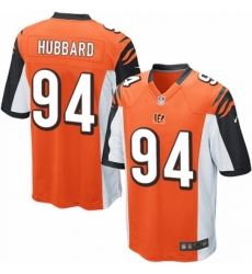 Men's Nike Cincinnati Bengals #94 Sam Hubbard Game Orange Alternate NFL Jersey