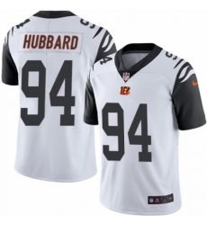 Men's Nike Cincinnati Bengals #94 Sam Hubbard Limited White Rush Vapor Untouchable NFL Jersey