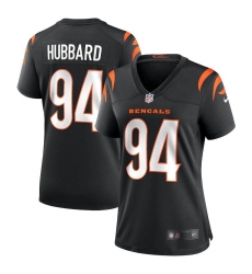 Women's Cincinnati Bengals #94 Sam Hubbard Black Nike Game Jersey