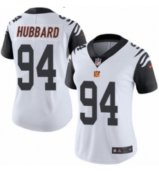 Women's Nike Cincinnati Bengals #94 Sam Hubbard Limited White Rush Vapor Untouchable NFL Jersey