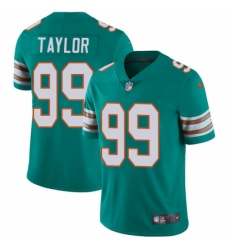 Men's Nike Miami Dolphins #99 Jason Taylor Aqua Green Alternate Vapor Untouchable Limited Player NFL Jersey