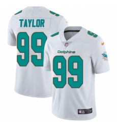 Men's Nike Miami Dolphins #99 Jason Taylor White Vapor Untouchable Limited Player NFL Jersey