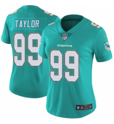 Women's Nike Miami Dolphins #99 Jason Taylor Aqua Green Team Color Vapor Untouchable Limited Player NFL Jersey