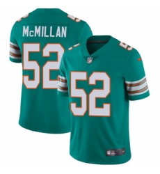 Men's Nike Miami Dolphins #52 Raekwon McMillan Aqua Green Alternate Vapor Untouchable Limited Player NFL Jersey