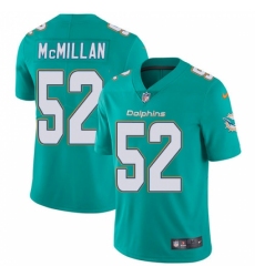 Men's Nike Miami Dolphins #52 Raekwon McMillan Aqua Green Team Color Vapor Untouchable Limited Player NFL Jersey