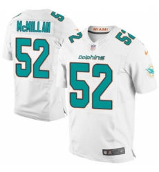 Men's Nike Miami Dolphins #52 Raekwon McMillan Elite White NFL Jersey