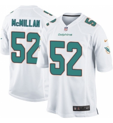 Men's Nike Miami Dolphins #52 Raekwon McMillan Game White NFL Jersey