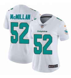 Women's Nike Miami Dolphins #52 Raekwon McMillan Elite White NFL Jersey