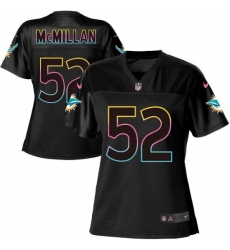 Women's Nike Miami Dolphins #52 Raekwon McMillan Game Black Fashion NFL Jersey