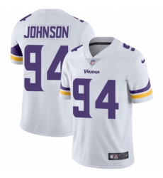 Men's Nike Minnesota Vikings #94 Jaleel Johnson White Vapor Untouchable Limited Player NFL Jersey