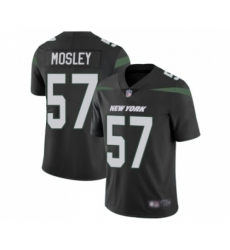 Men's New York Jets #57 C.J. Mosley Black Alternate Vapor Untouchable Limited Player Football Jersey