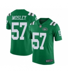 Men's New York Jets #57 C.J. Mosley Elite Green Rush Vapor Untouchable Football Jersey