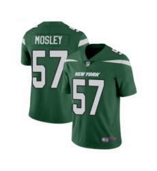 Men's New York Jets #57 C.J. Mosley Green Team Color Vapor Untouchable Limited Player Football Jersey