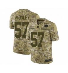 Men's New York Jets #57 C.J. Mosley Limited Camo 2018 Salute to Service Football Jersey