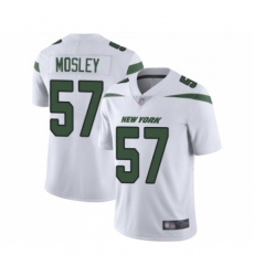 Men's New York Jets #57 C.J. Mosley White Vapor Untouchable Limited Player Football Jersey