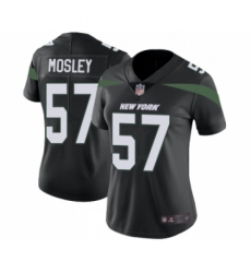 Women's New York Jets #57 C.J. Mosley Black Alternate Vapor Untouchable Limited Player Football Jersey